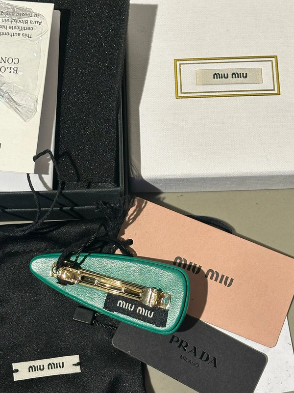 NEW MIU MIU HAIR CLIP