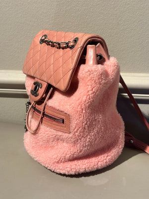 CHANEL SHEARLING PARIS-SALZBURG BACKPACK