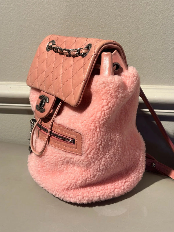 CHANEL SHEARLING PARIS-SALZBURG BACKPACK