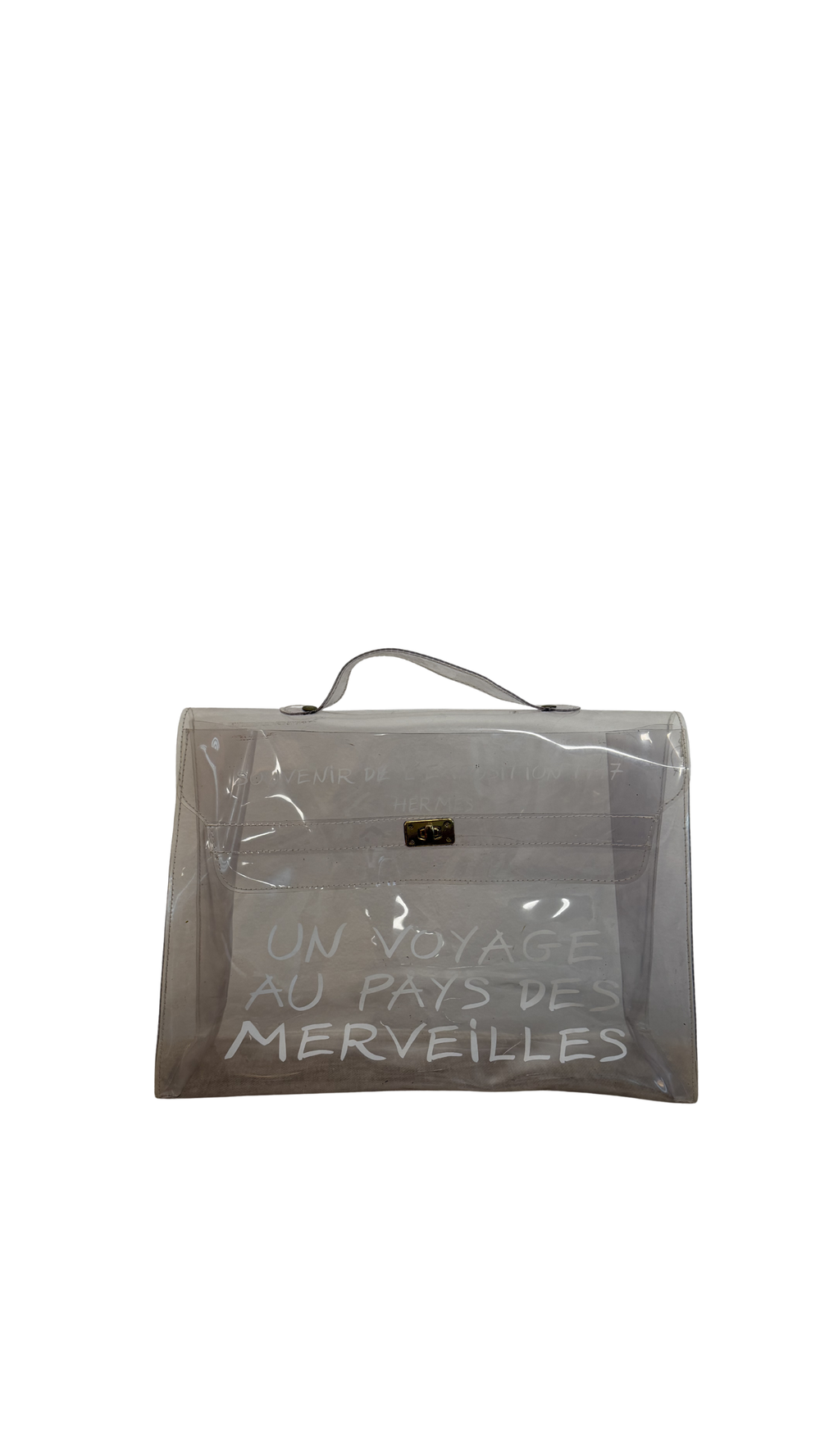 Hermès Vinyl Kelly Souvenir de L'Exposition 1997 Bag