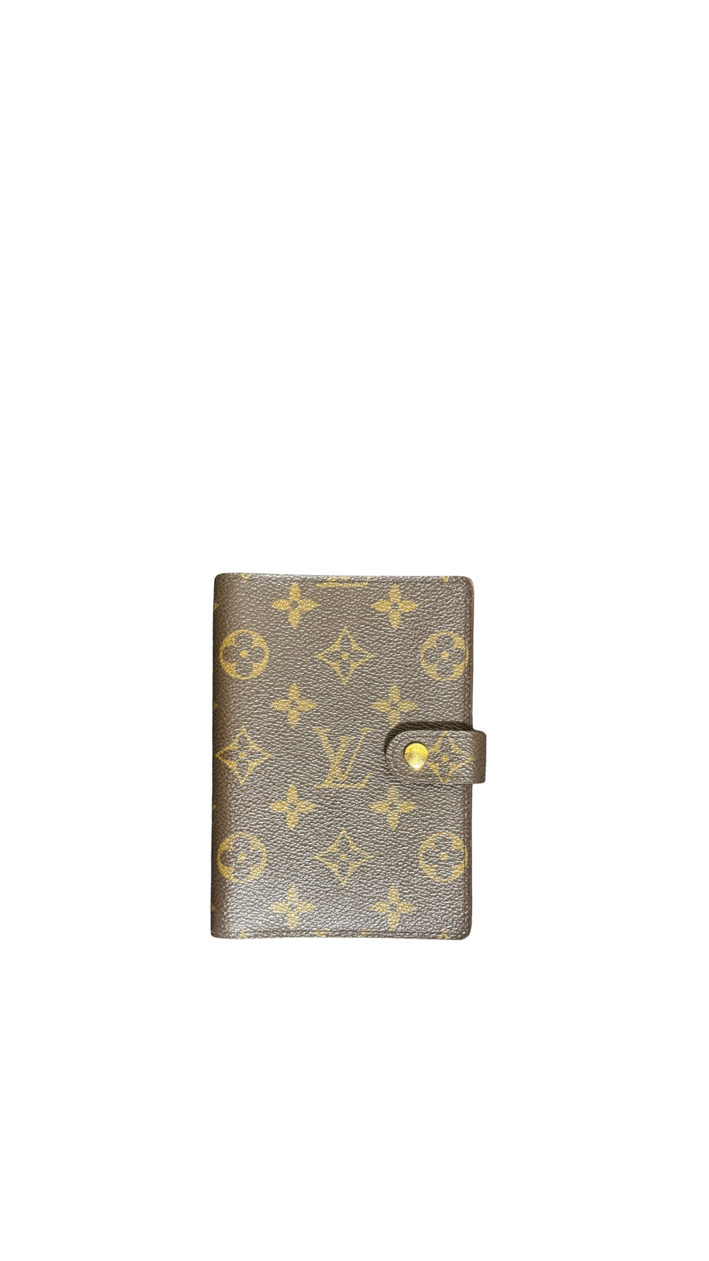 Louis Vuitton Monogram LV Small Ring Agenda Diary Notebook Cover Classic Style Chic mini planner brown leather