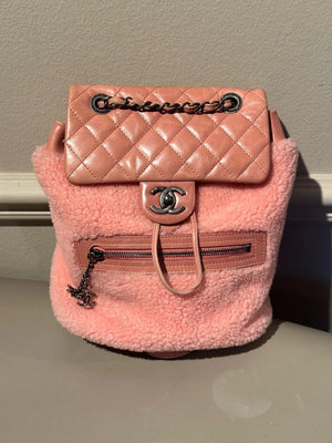 CHANEL SHEARLING PARIS-SALZBURG BACKPACK