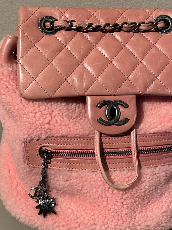 CHANEL SHEARLING PARIS-SALZBURG BACKPACK