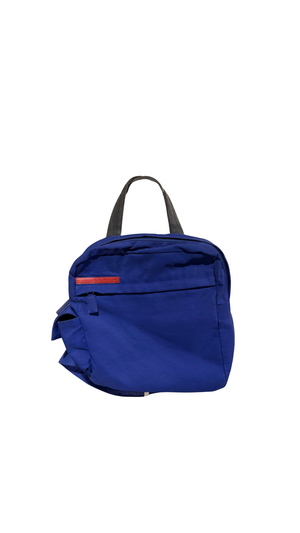 Prada Sport Linea Rossa Vintage Royal Blue Nylon Sling Bag