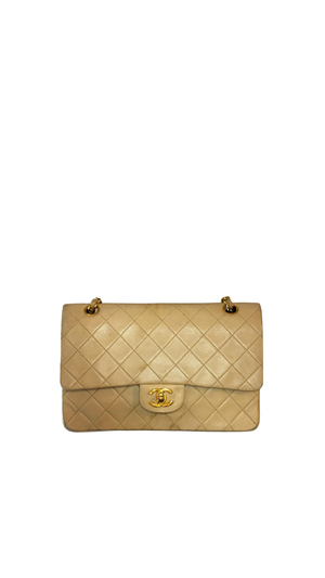 CHANEL MEDIUM FLAP - BEIGE