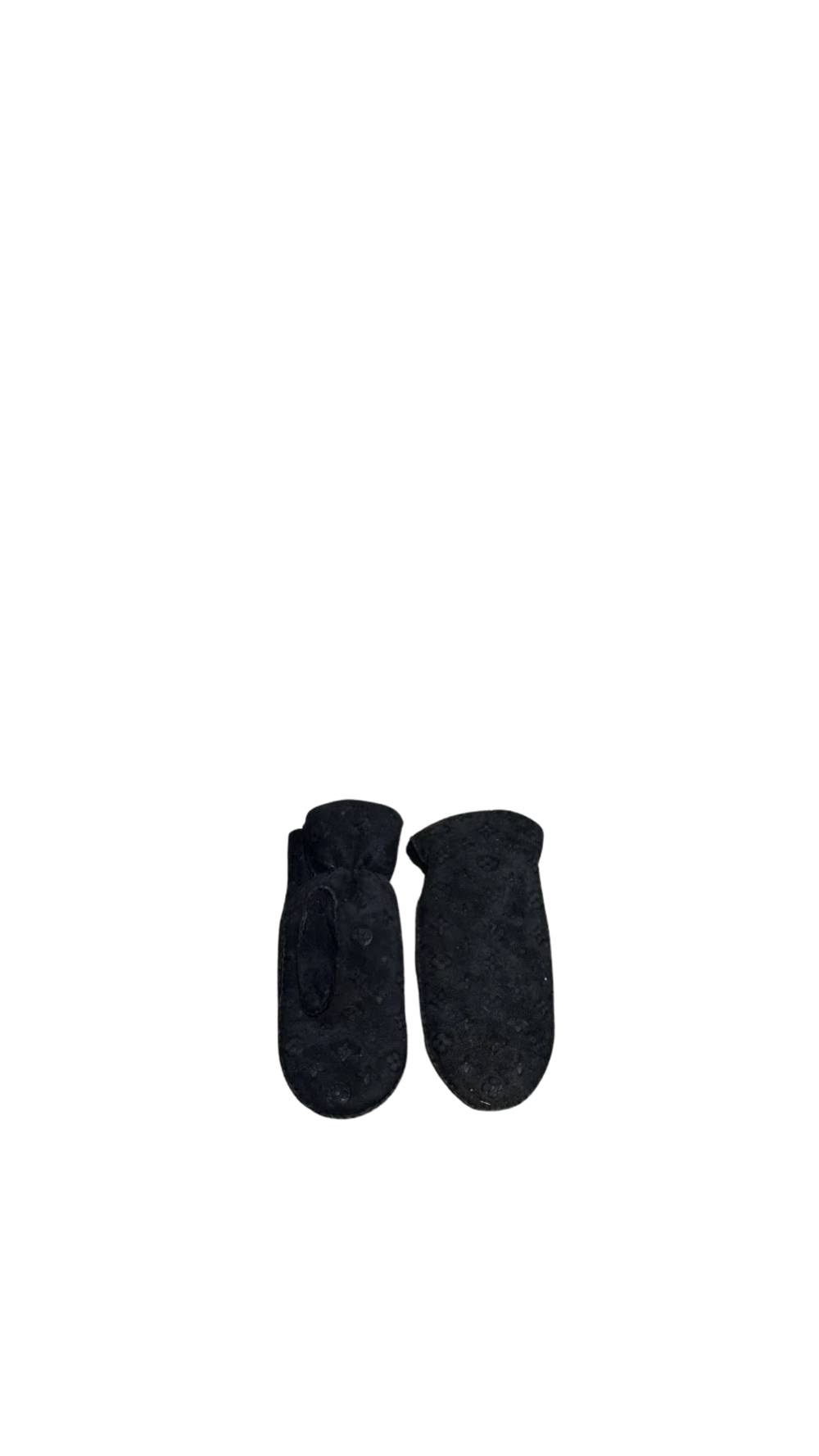 Louis Vuitton Shearling Gloves with Monogram Details – Size M
