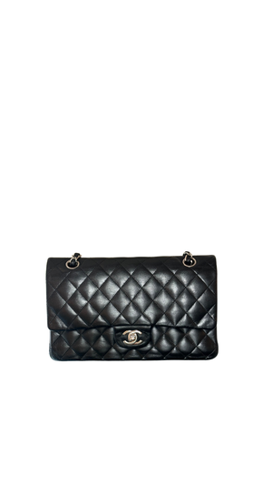 CHANEL DOUBLE FLAP - SILVER HARDWARE