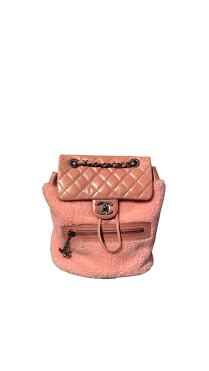 CHANEL SHEARLING PARIS-SALZBURG BACKPACK