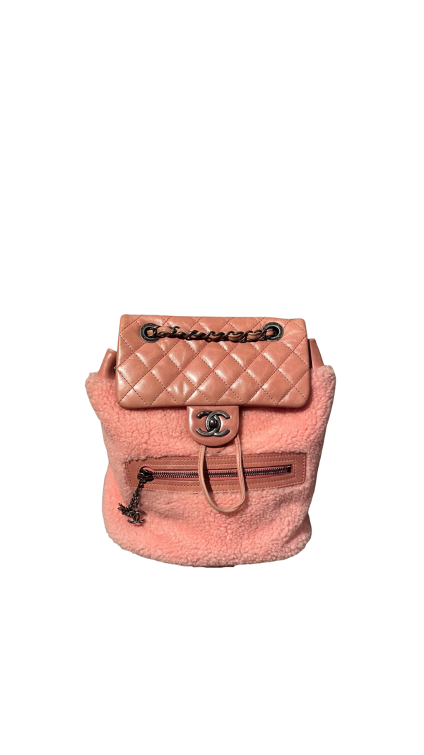 CHANEL SHEARLING PARIS-SALZBURG BACKPACK