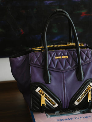 PURPLE MIU MIU BAG