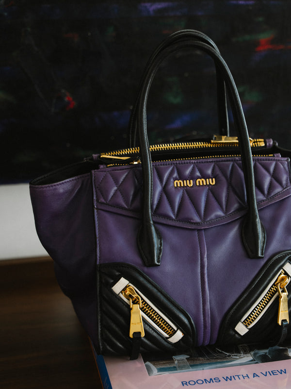 PURPLE MIU MIU BAG