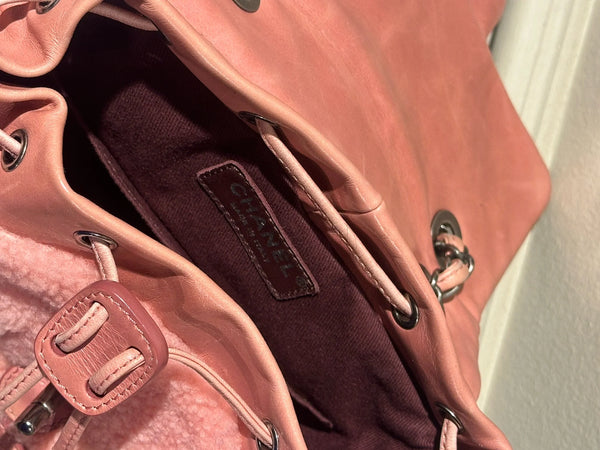 CHANEL SHEARLING PARIS-SALZBURG BACKPACK