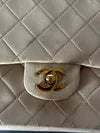 CHANEL MEDIUM FLAP - BEIGE