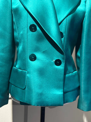 EMERALD GREEN CHANEL BLAZER
