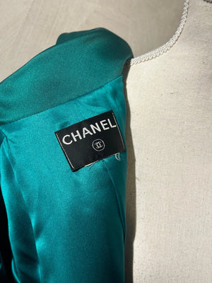 EMERALD GREEN CHANEL BLAZER