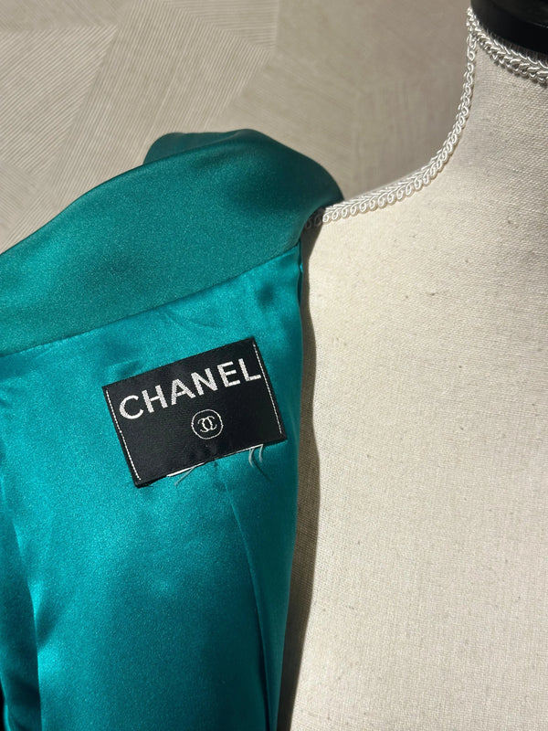 EMERALD GREEN CHANEL BLAZER
