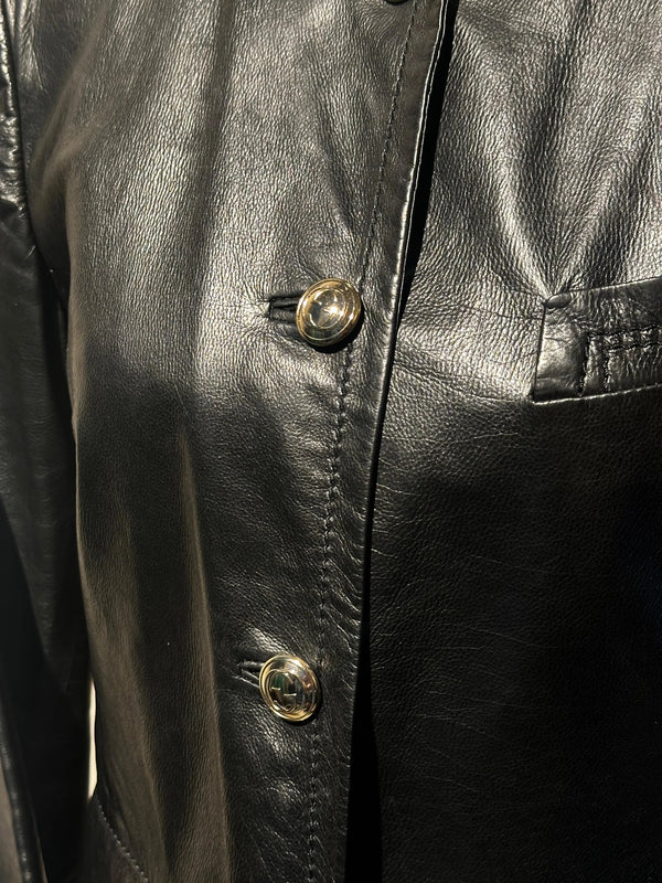 GUCCI LEATHER JACKET - S