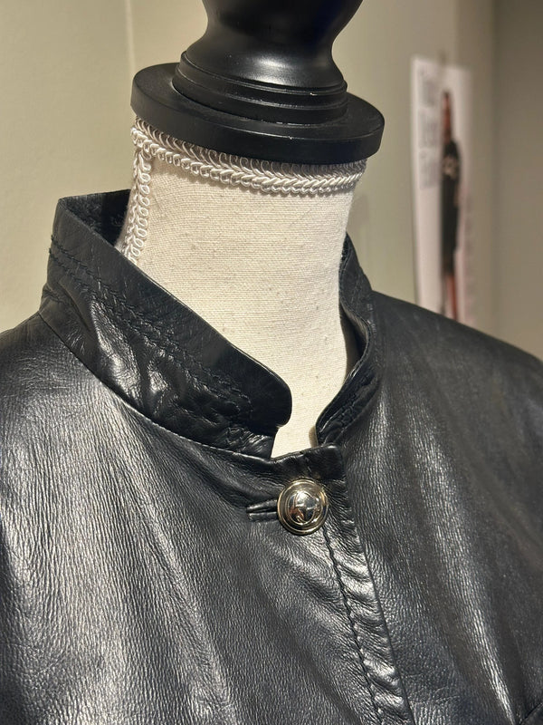 GUCCI LEATHER JACKET - S