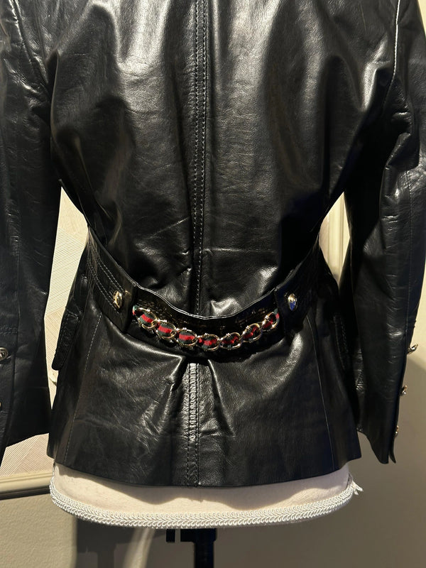 GUCCI LEATHER JACKET - S