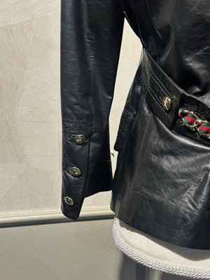 GUCCI LEATHER JACKET - S