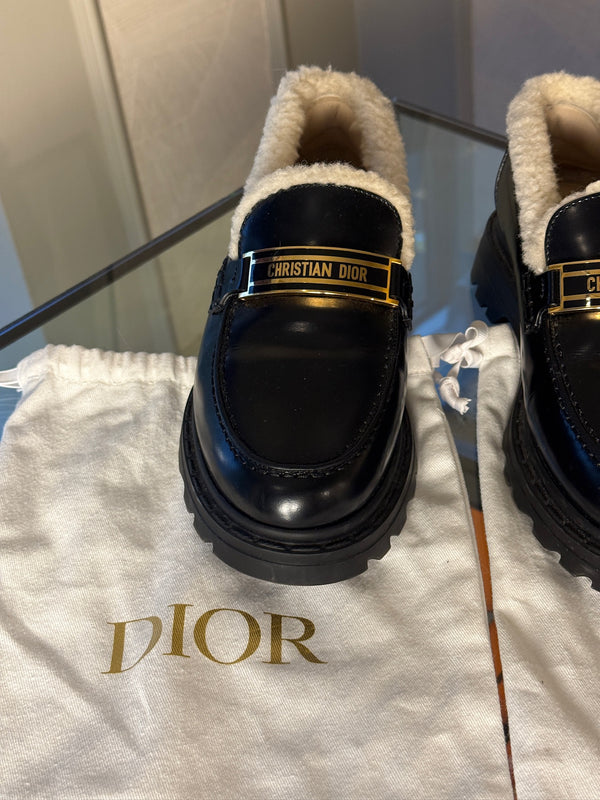 DIOR LOAFERS - SIZE 38