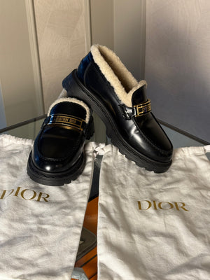 DIOR LOAFERS - SIZE 38