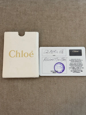 Chloe paddington Dark Brown Gold Limited Edition Grained Leather Tote Bag Vintage Lock Key Iconic 2000s