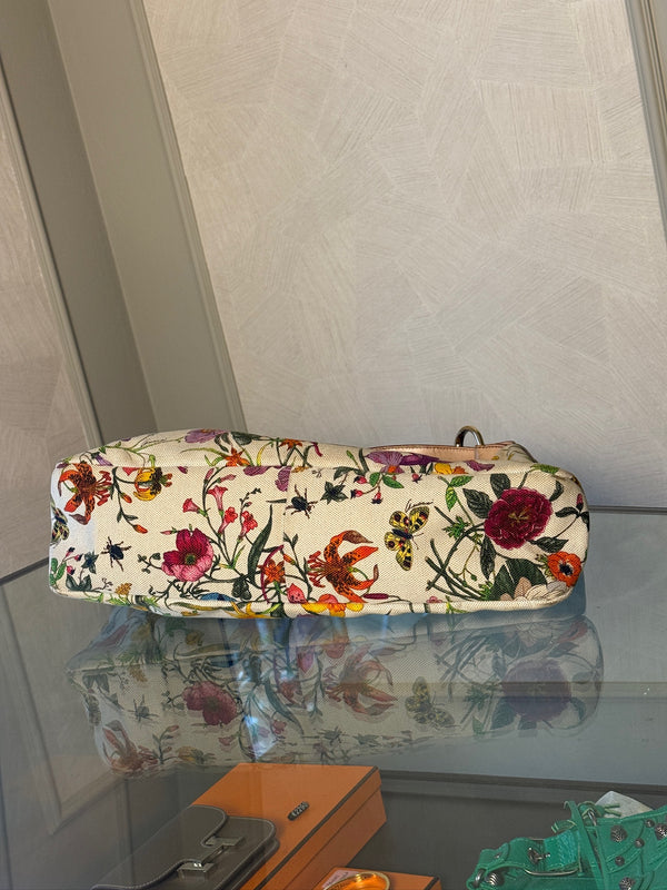 GUCCI FLORA HORSEBIT HOBO BAG