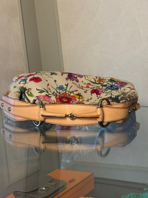 GUCCI FLORA HORSEBIT HOBO BAG
