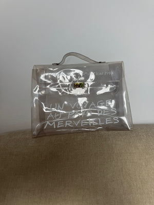 Hermès Vinyl Kelly Souvenir de L'Exposition 1997 Bag