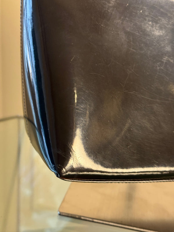 GUCCI BAMBOO BAG - PATENT LEATHER