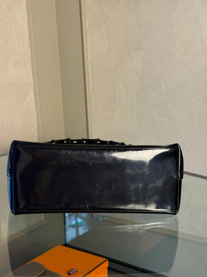 GUCCI BAMBOO BAG - PATENT LEATHER