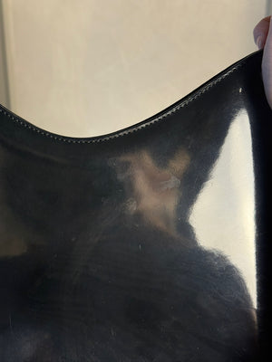 GUCCI BAMBOO BAG - PATENT LEATHER