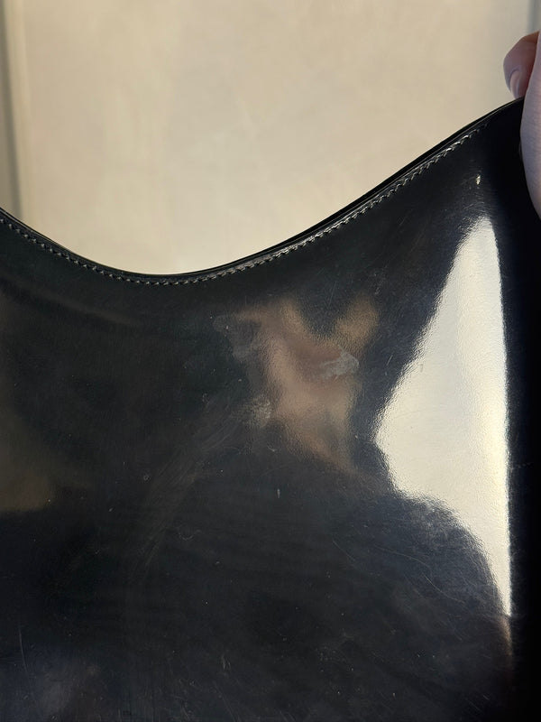 GUCCI BAMBOO BAG - PATENT LEATHER