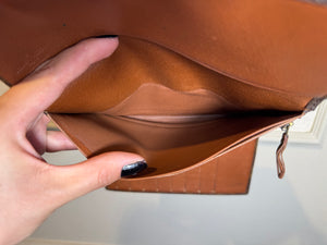 Louis Vuitton Vintage Canvas Vintage Flap Wallet Brown Monogram Leather Iconic Classic LV Brown Compartment Purse