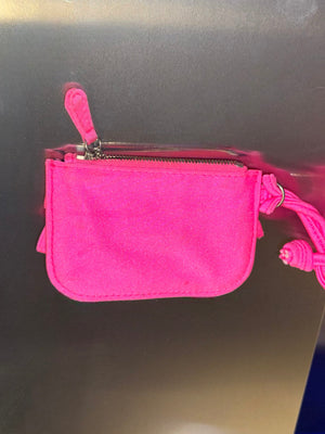 Rare Balenciaga Neo Cagole Mini Shoulder Bag Neon Pink Ruffle Edition Silver Hardware with Mini Zip Pouch