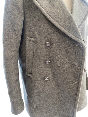 BALMAIN COAT GREY