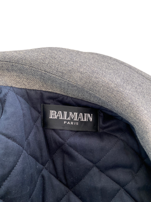 BALMAIN COAT GREY