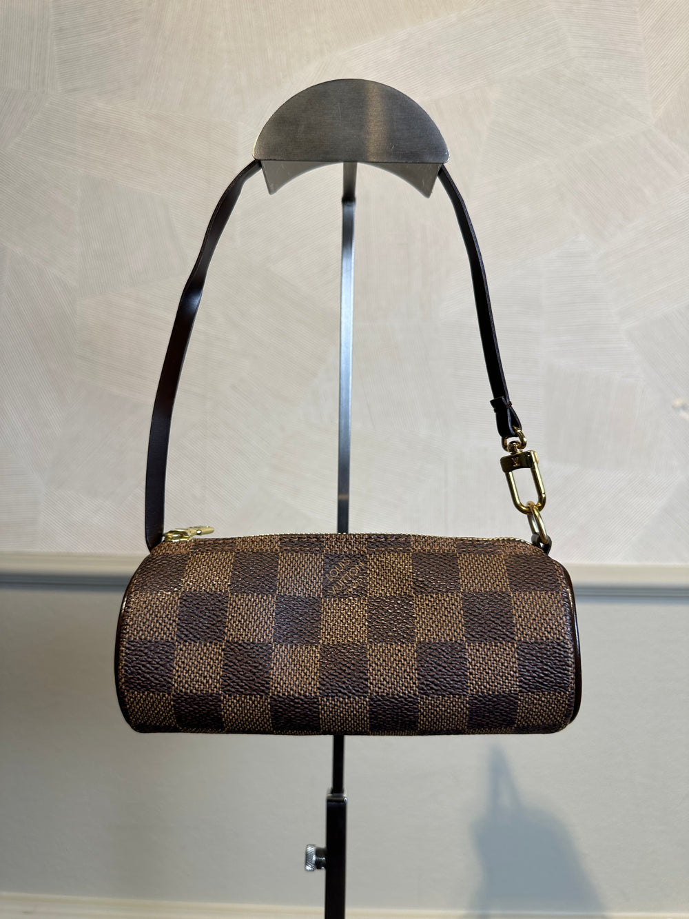Louis Vuitton Papillon vintage monogram circle bag bowler bag brown Beautiful spacious monogrammed mini Damier Ebene Canvas