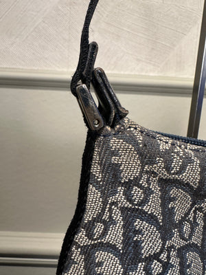 Vintage Trotter Pochette Shoulder Bag Diorissimo Canvas Small hobo bag blue monogram vintage pull tag 2000s pochette