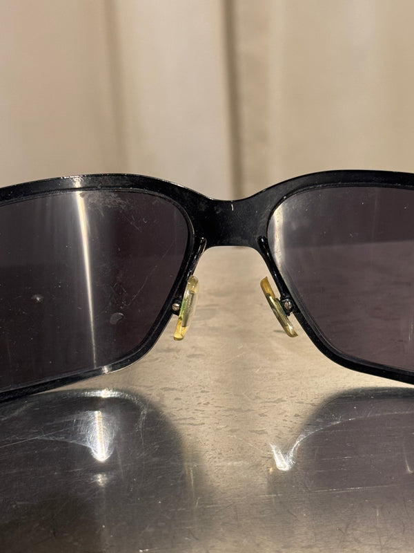 Gucci Vintage Bamboo Detail Sunglasses Dark Gradient Lenses Gold-Tone Hardware