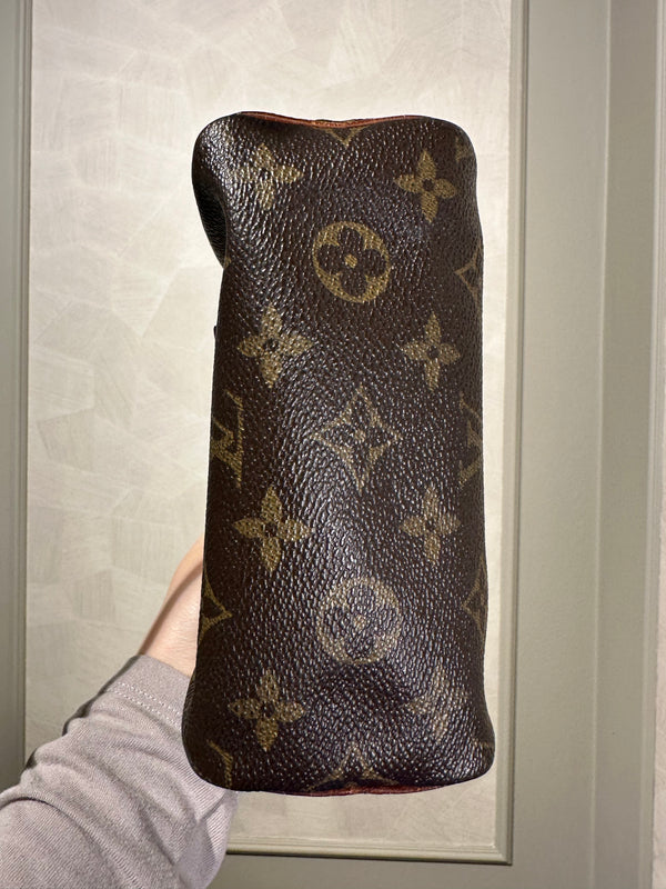 Louis Vuitton Nano Mini Speedy Bag Vintage Monogram Classic Style Chic bowler bag brown leather handles rare