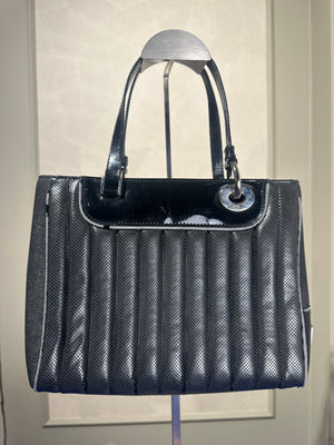 Christian Dior Denim Montaigne Cadillac Shoulder Bag 2001 John Galliano Rare Car Detailing Vintage Number plate