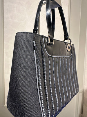 Christian Dior Denim Montaigne Cadillac Shoulder Bag 2001 John Galliano Rare Car Detailing Vintage Number plate