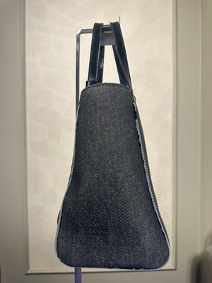 Christian Dior Denim Montaigne Cadillac Shoulder Bag 2001 John Galliano Rare Car Detailing Vintage Number plate