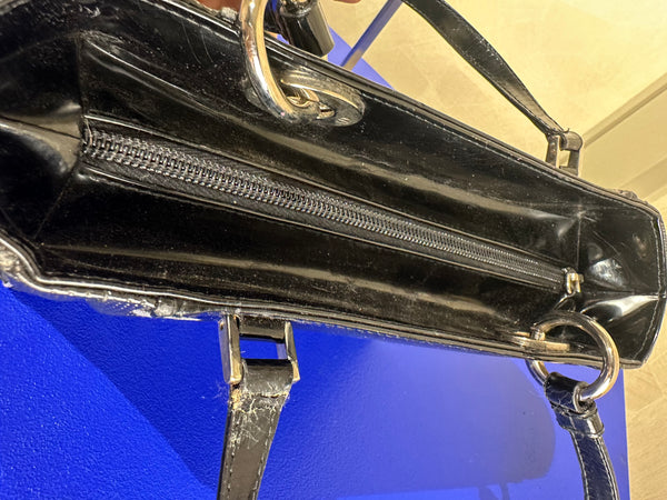 Christian Dior Denim Montaigne Cadillac Shoulder Bag 2001 John Galliano Rare Car Detailing Vintage Number plate