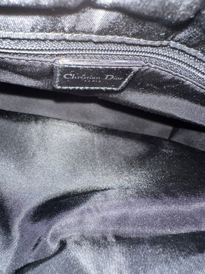 Christian Dior Denim Montaigne Cadillac Shoulder Bag 2001 John Galliano Rare Car Detailing Vintage Number plate