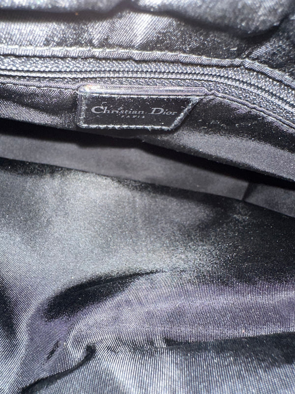 Christian Dior Denim Montaigne Cadillac Shoulder Bag 2001 John Galliano Rare Car Detailing Vintage Number plate