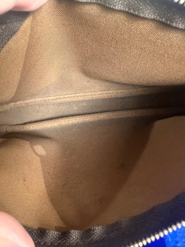 Louis Vuitton Vintage Pochette Accessoires Shoulder Bag Leather Monogram Iconic Classic LV Brown