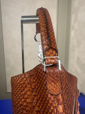 Christian Dior Python Baby Pink Ballerina Corset Lace Up Shoulder Bag 2004 John Galliano Rare DIOR Detailing Vintage Bow